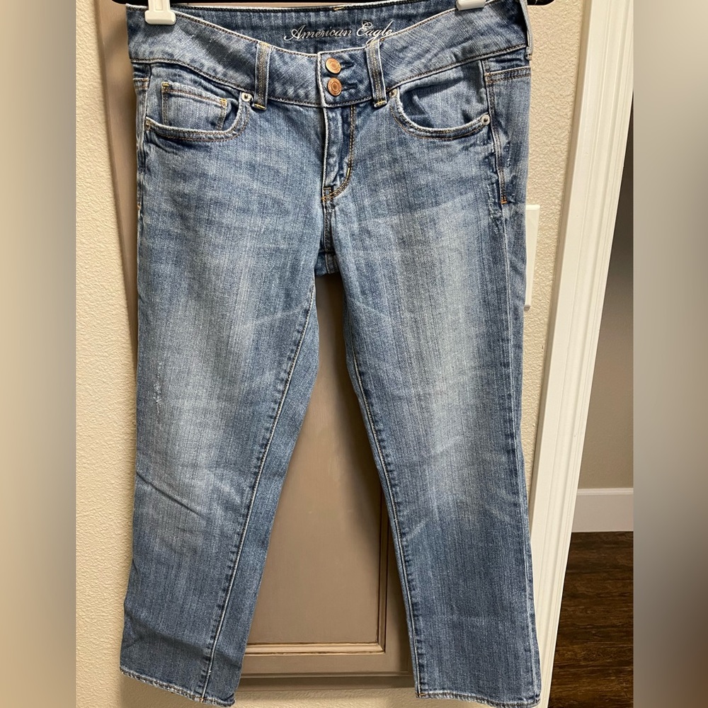 American Eagle Artist Crop Jeans